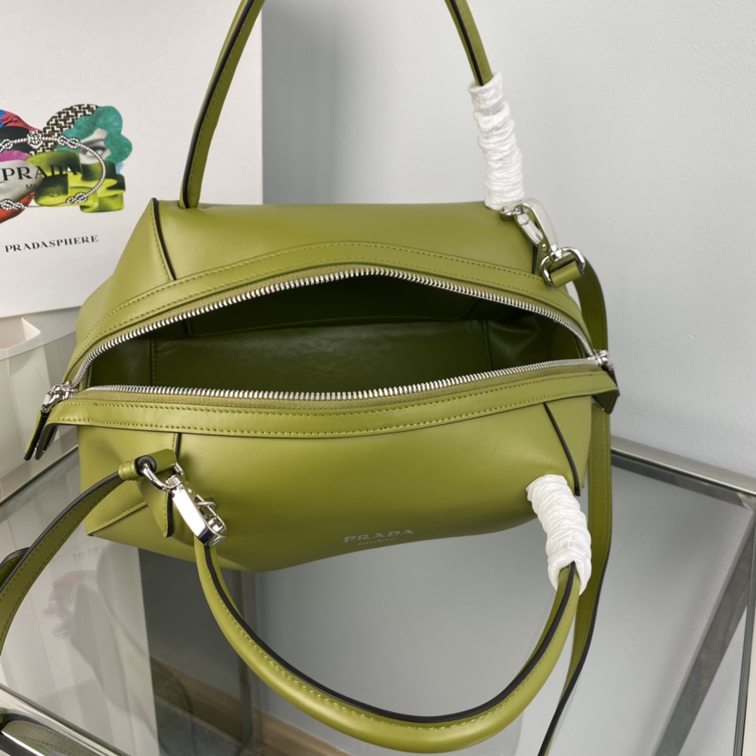 Pra*a Medium S*pernova Handbag Green