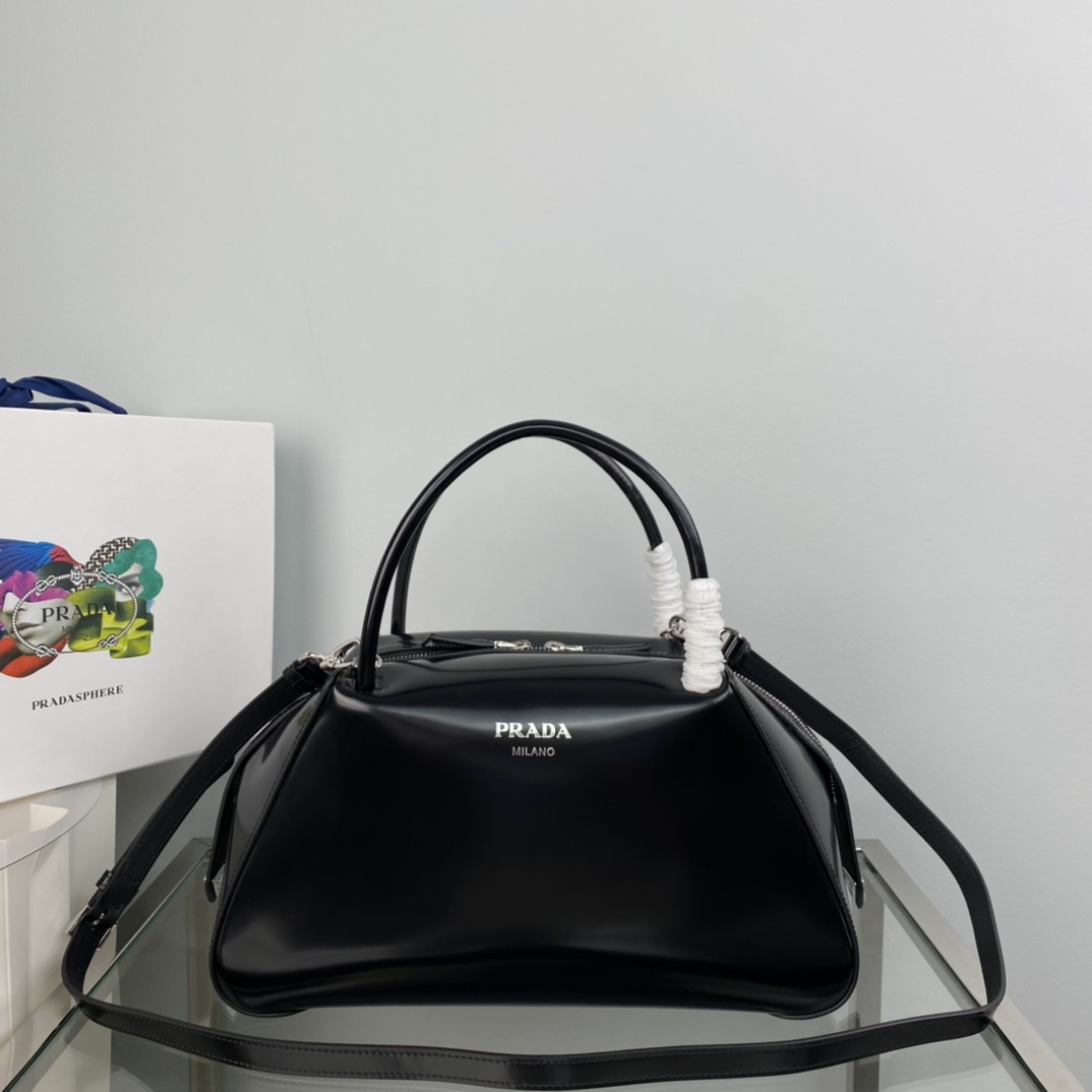 Pra*a Medium S*pernova Handbag Black 1BA365