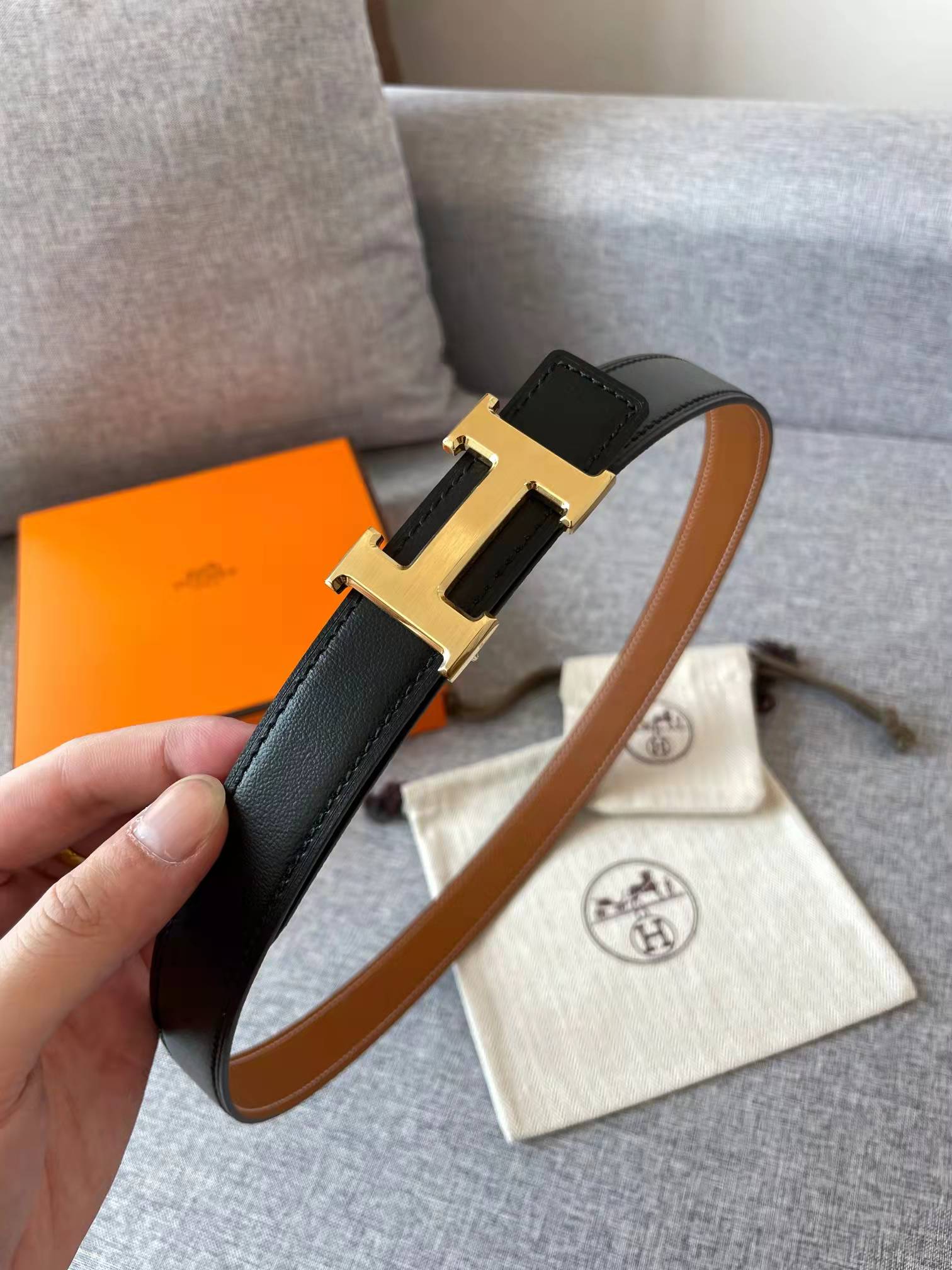 Hemers Belt Black With Brown
