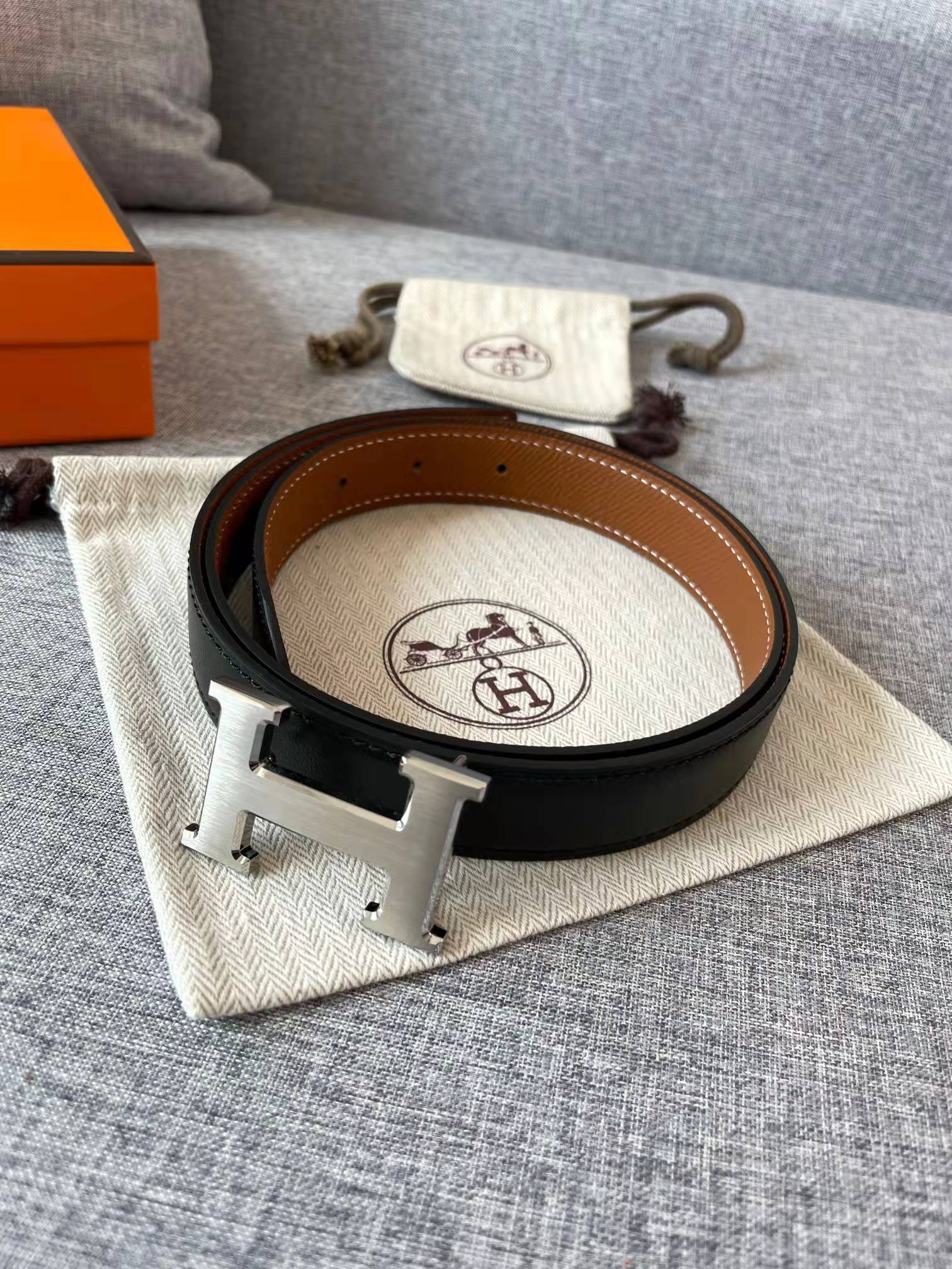 Hemers Belt Black With Brown
