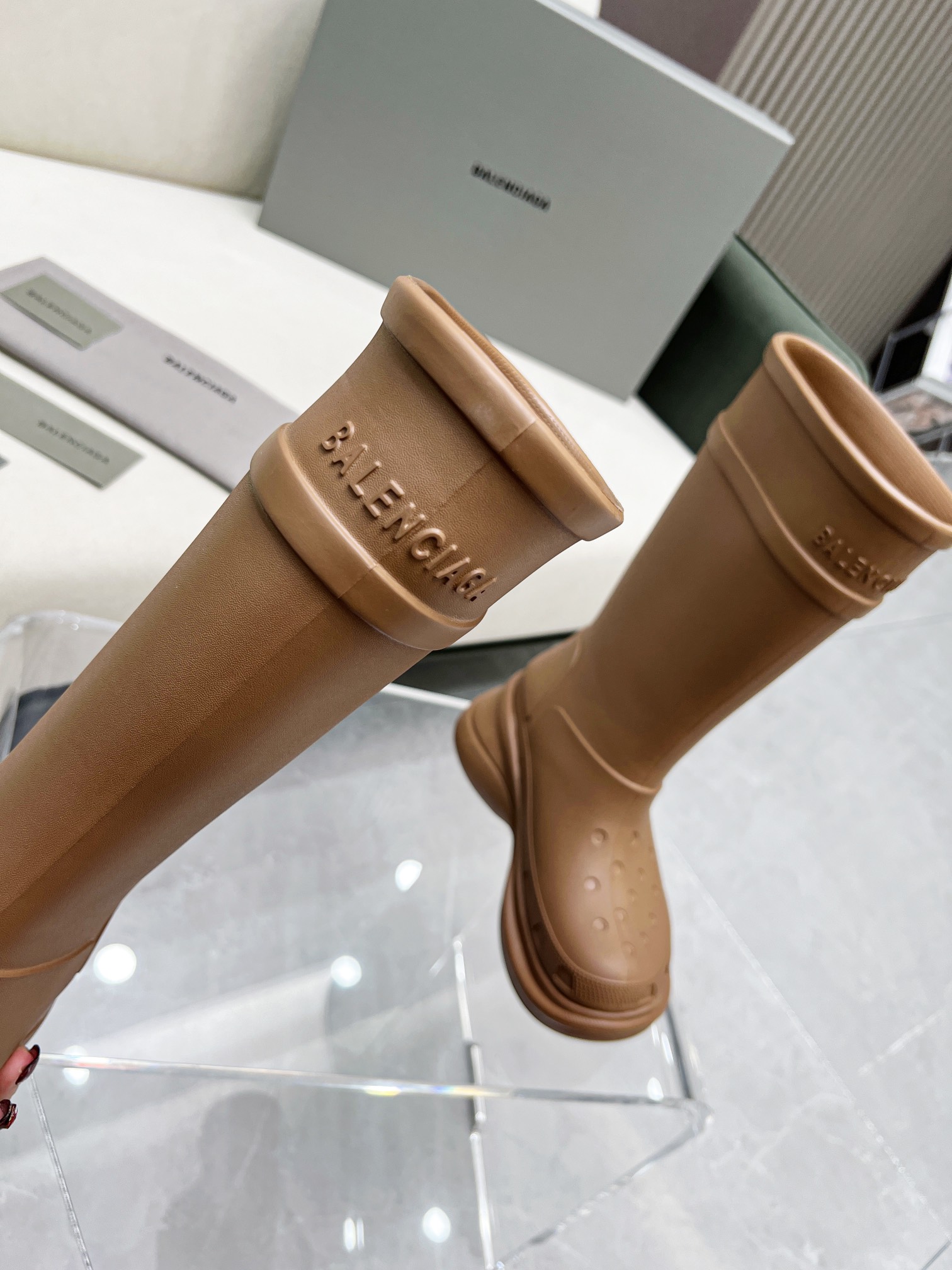 Ba1en*iaga Boots Brown