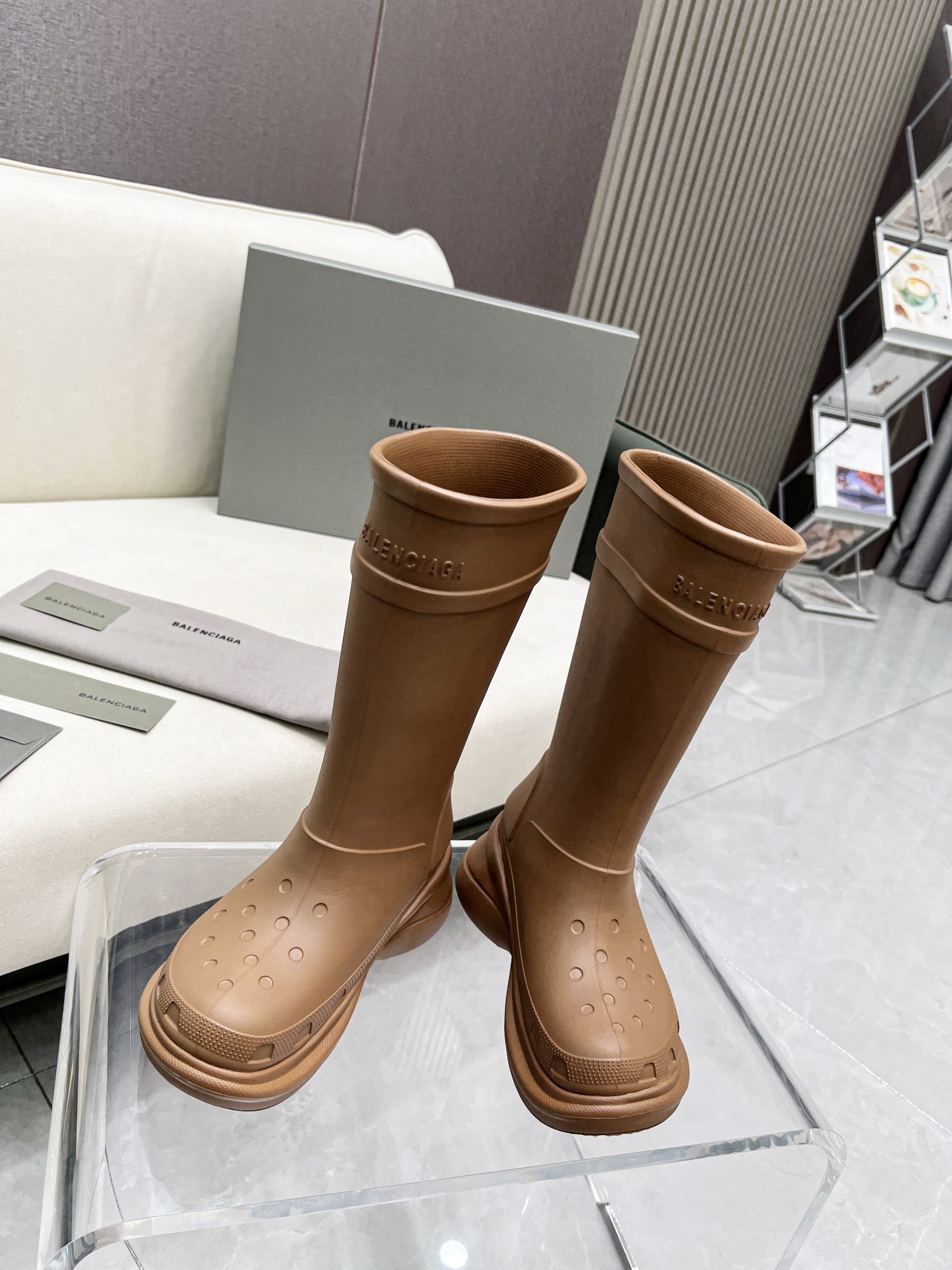 Ba1en*iaga Boots Brown