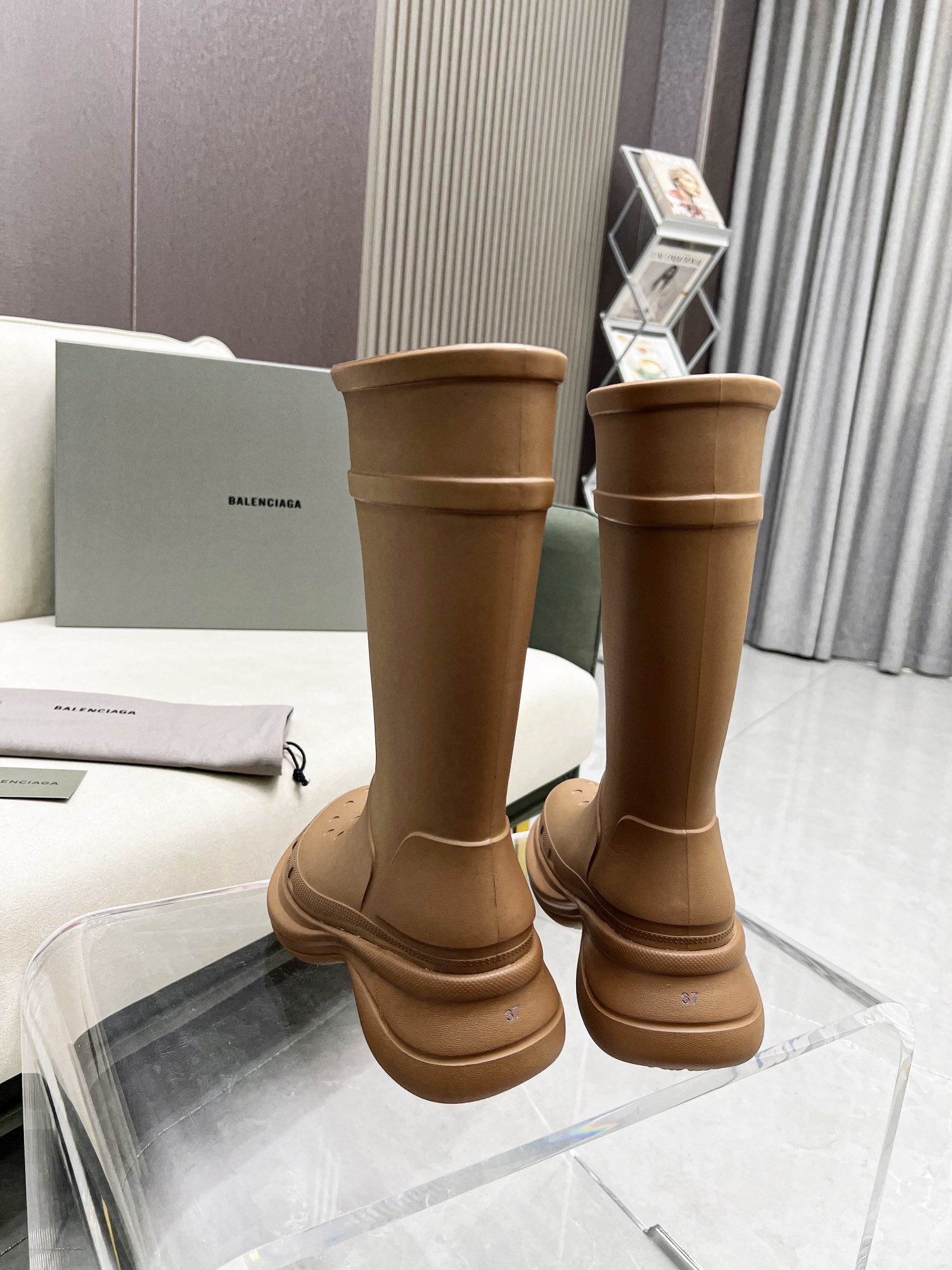 Ba1en*iaga Boots Brown