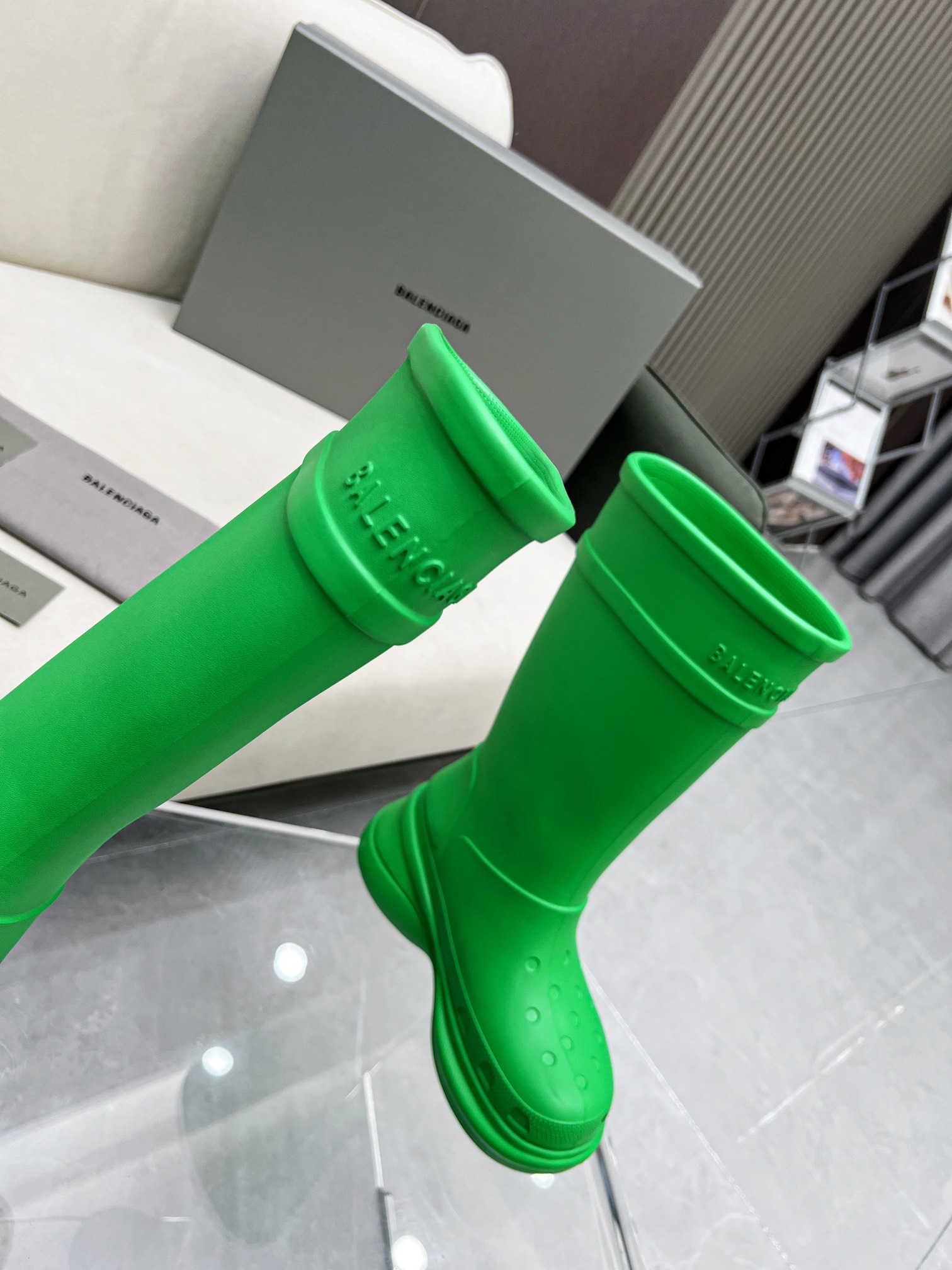 Ba1en*iaga Boots Green