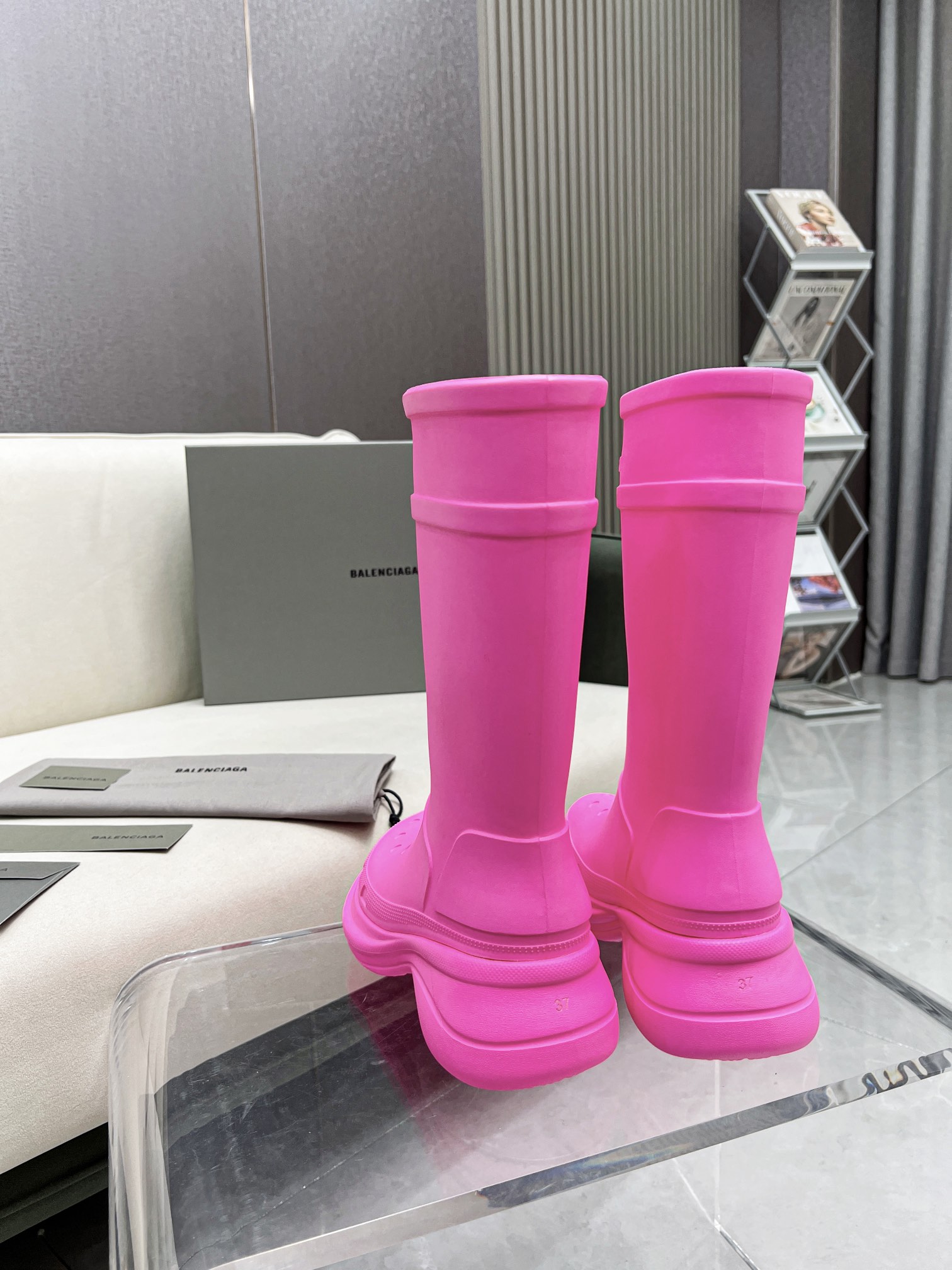 Ba1en*iaga Boots Pink