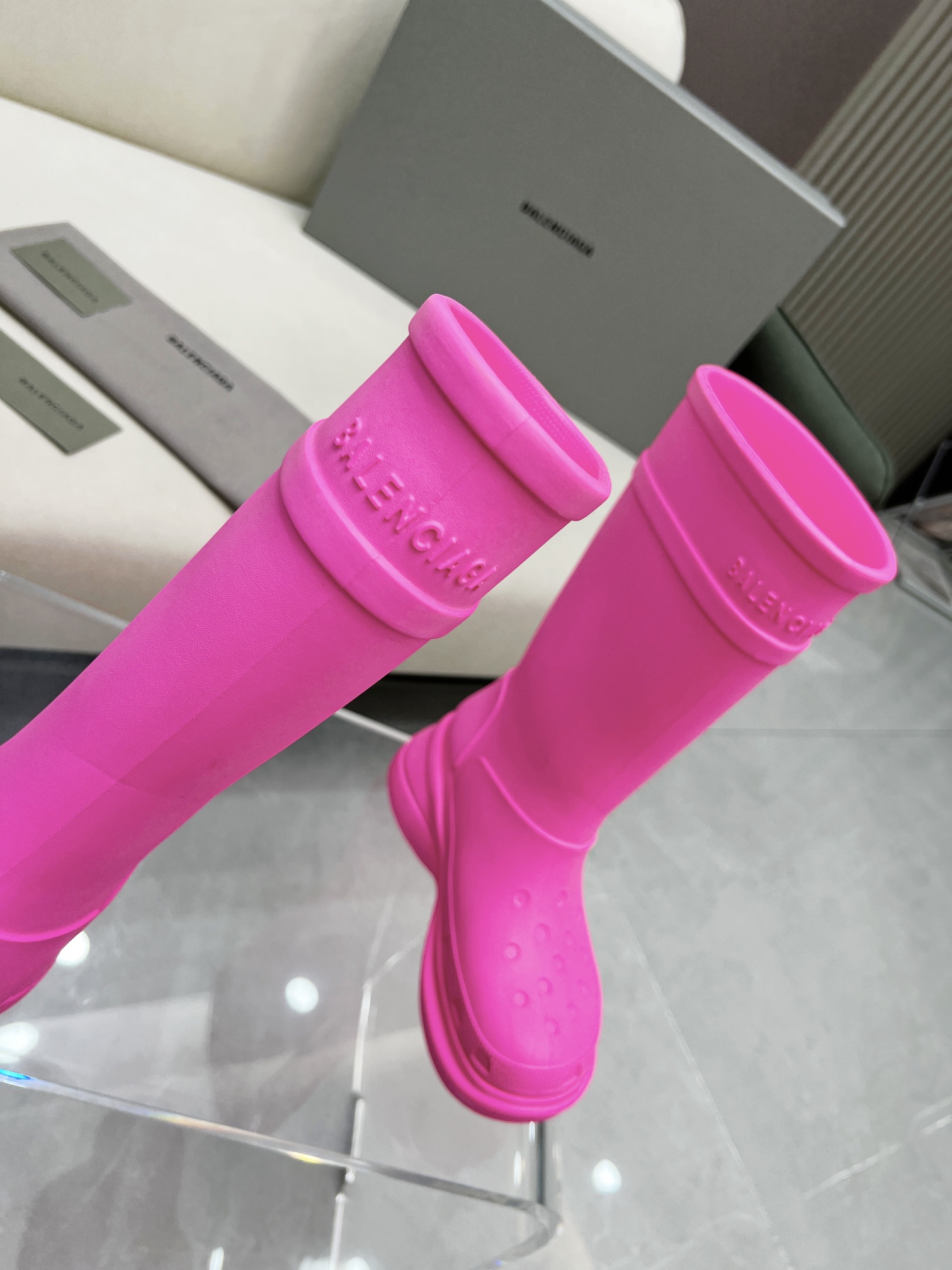 Ba1en*iaga Boots Pink