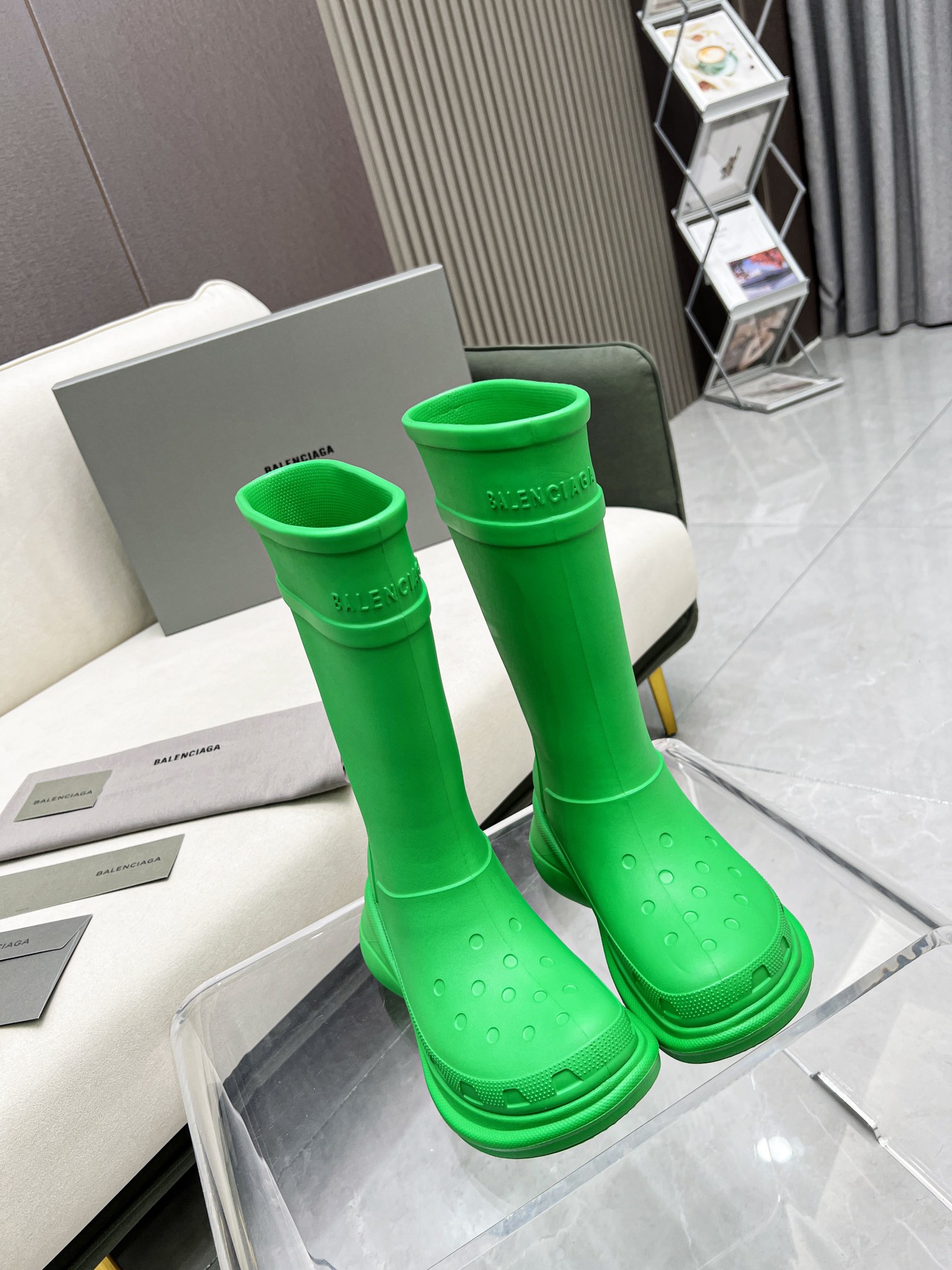 Ba1en*iaga Boots Green
