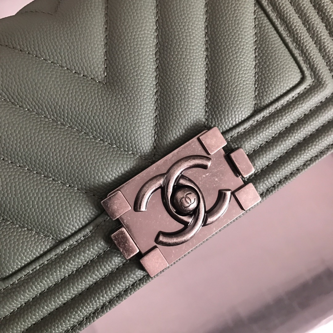 Ch**el Boy Bag 20CM Green 67086