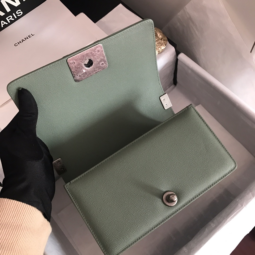 Ch**el Boy Bag 20CM Green 67086