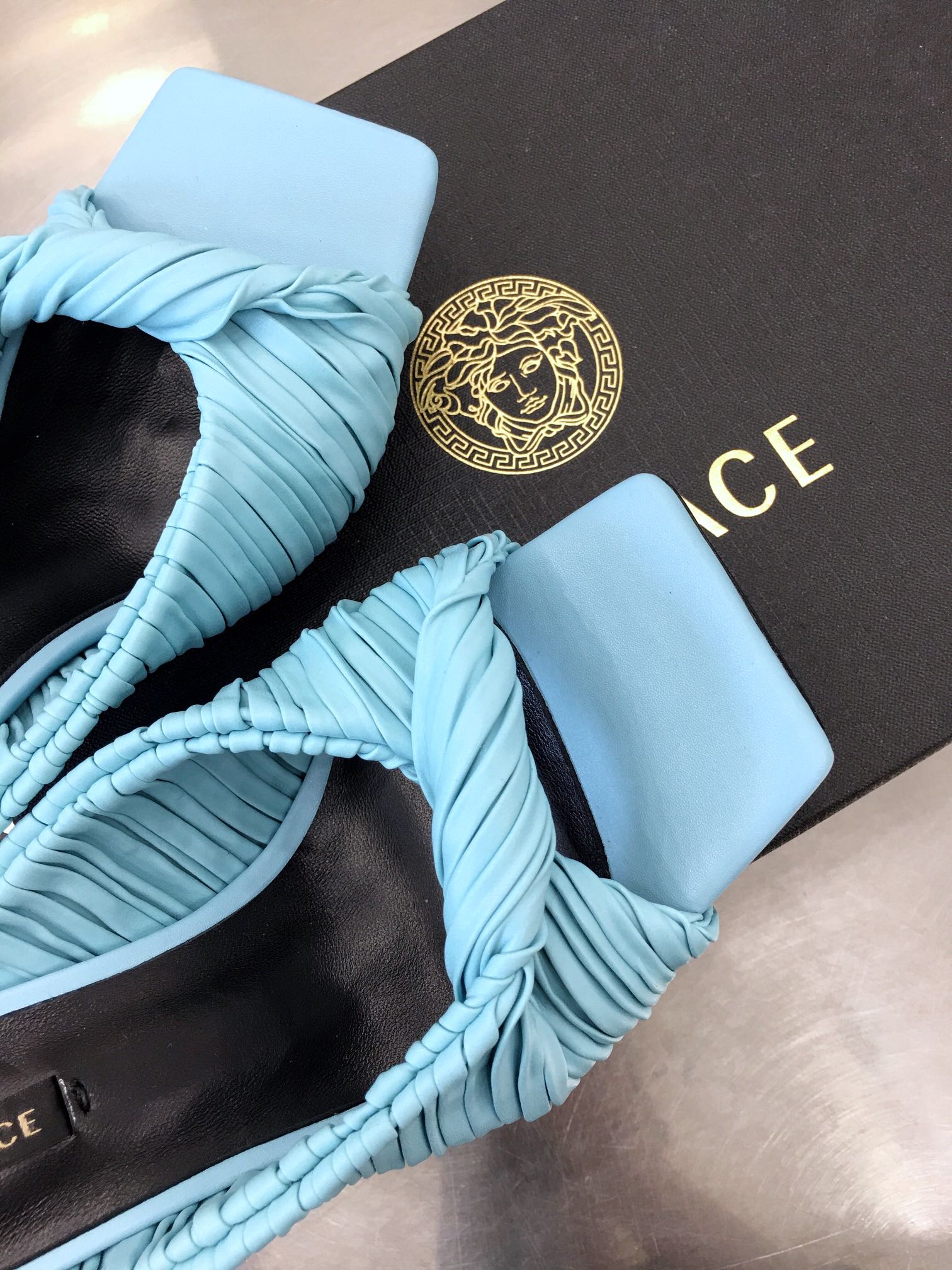 Versace Heels Blue 01