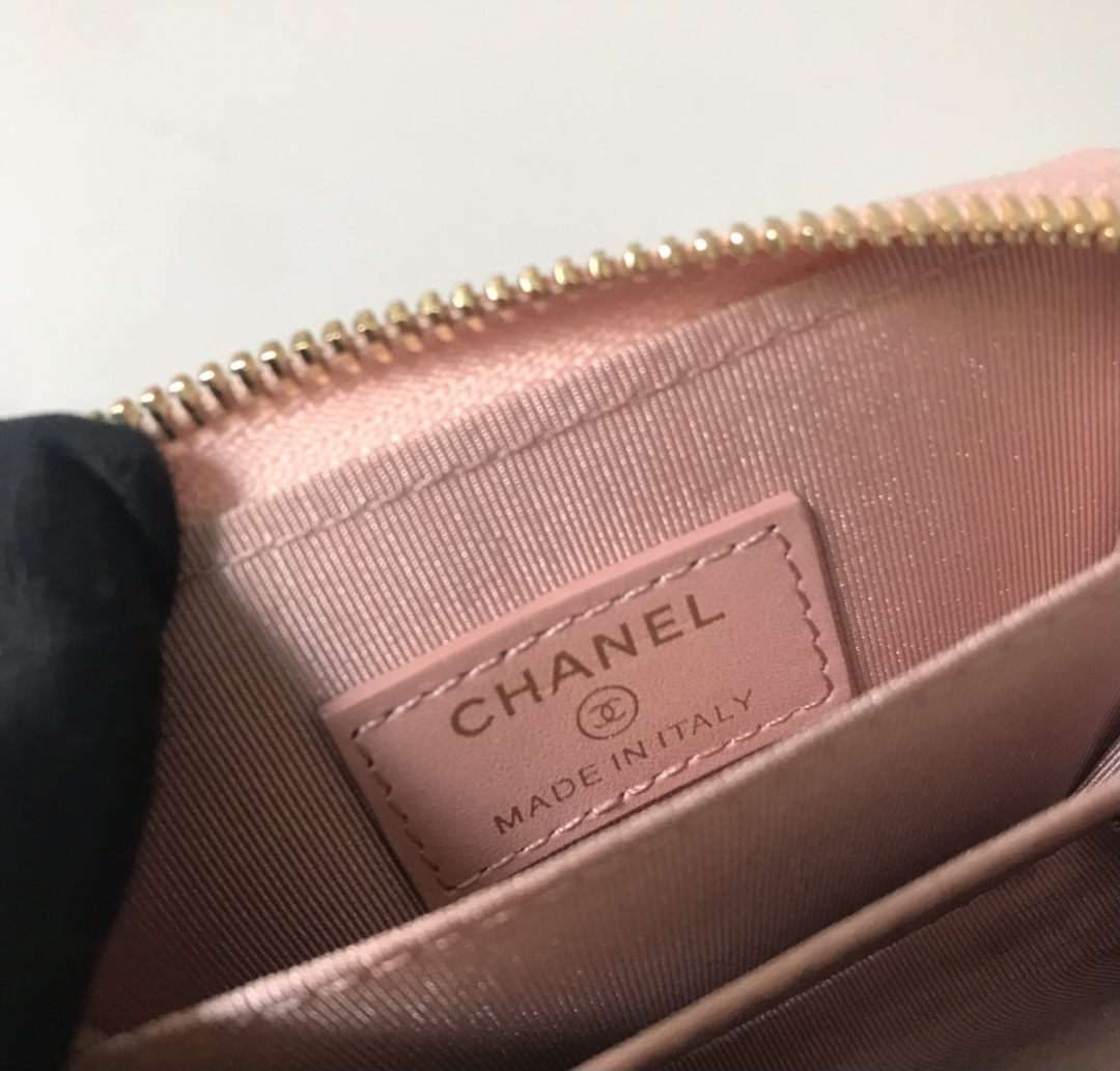 Ch**el Wallet Pink