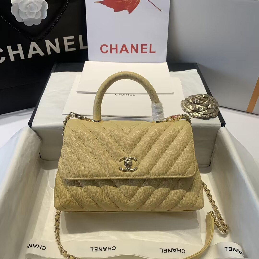 Ch**el Coco Handle Bag