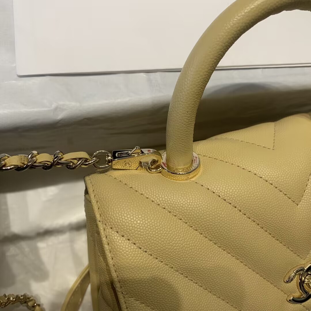 Ch**el Coco Handle Bag