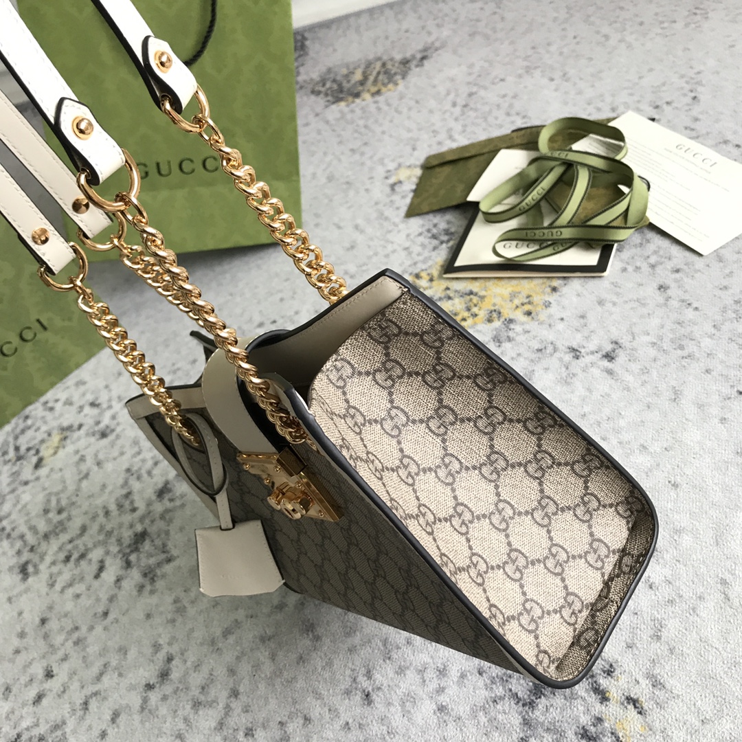 Gvc*1 Padlock Small Berry Tote Bag 498156