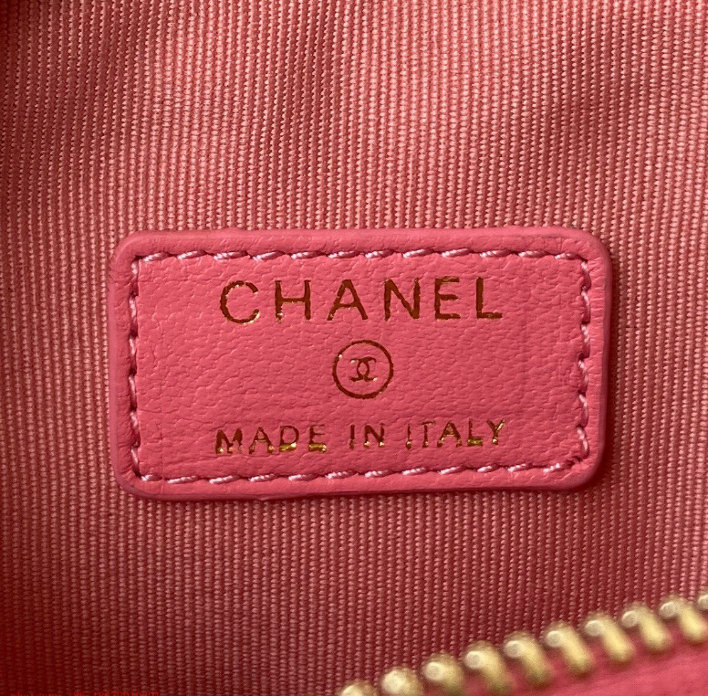 Ch**el Heart Bag Medium Pink Lambskin