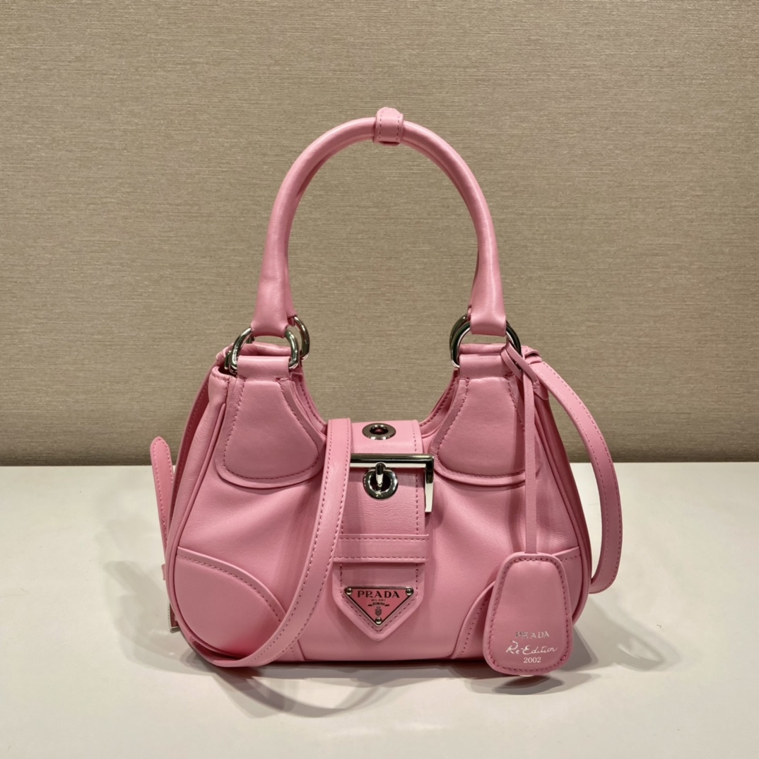 Pra*a Moon Hand Bag Pink