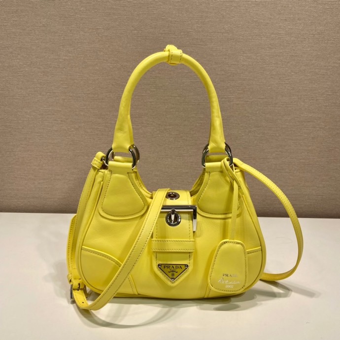 Pra*a Moon Hand Bag Yellow