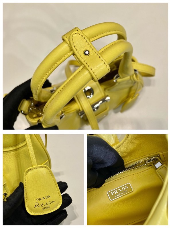 Pra*a Moon Hand Bag Yellow