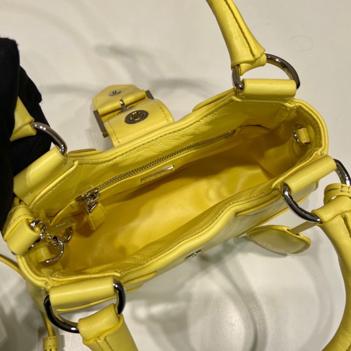 Pra*a Moon Hand Bag Yellow