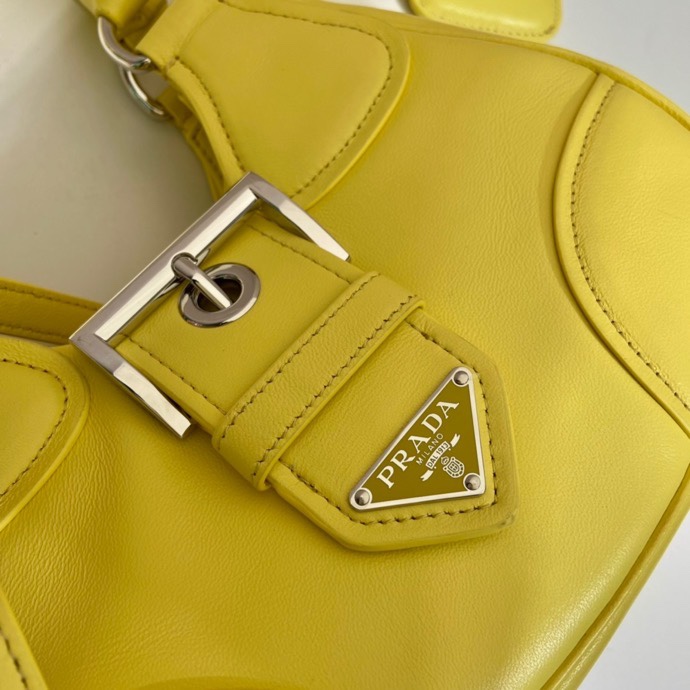 Pra*a Moon Hand Bag Yellow