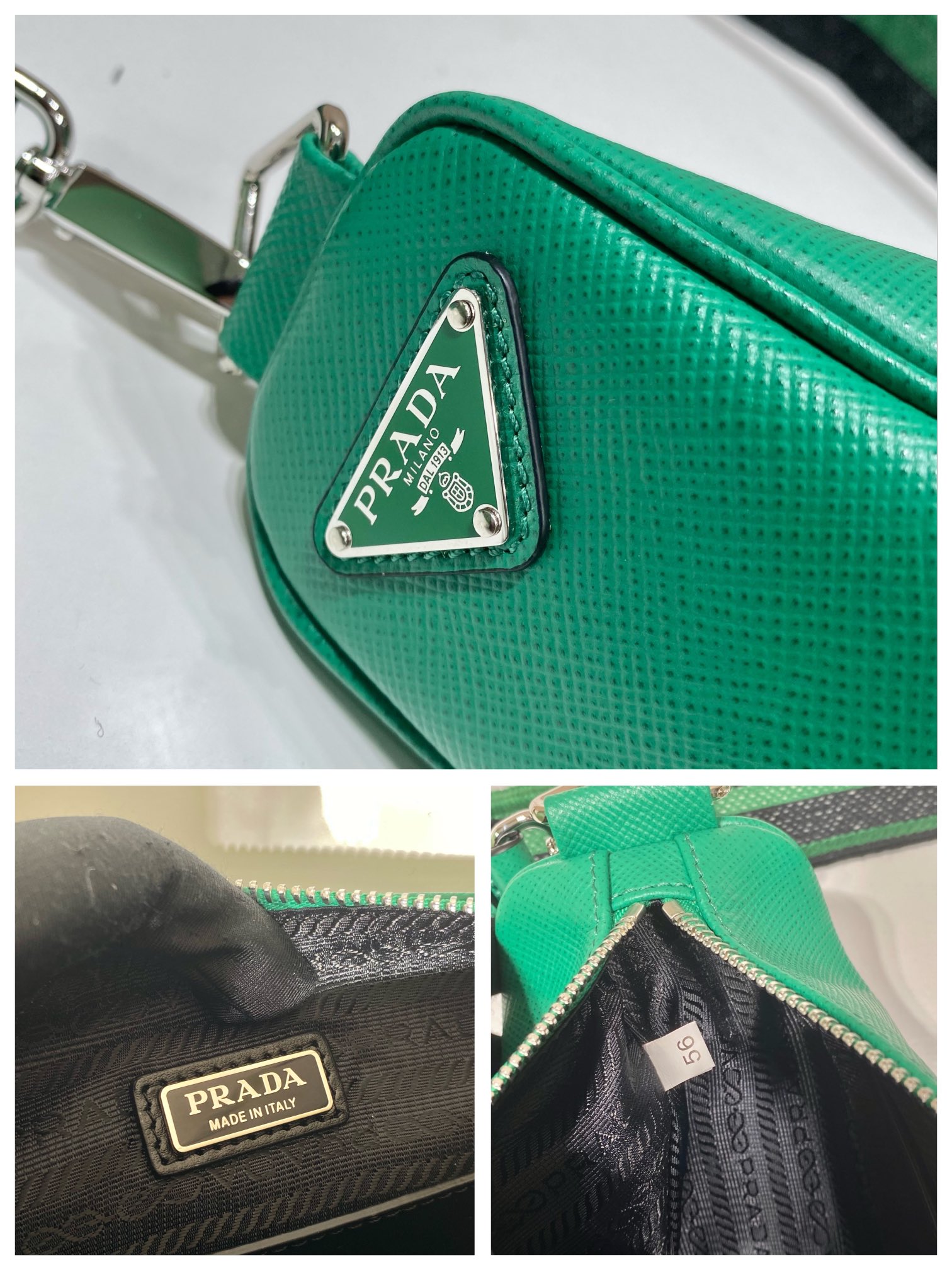 Pra*a Triangle Crossbody Bag 2VH155