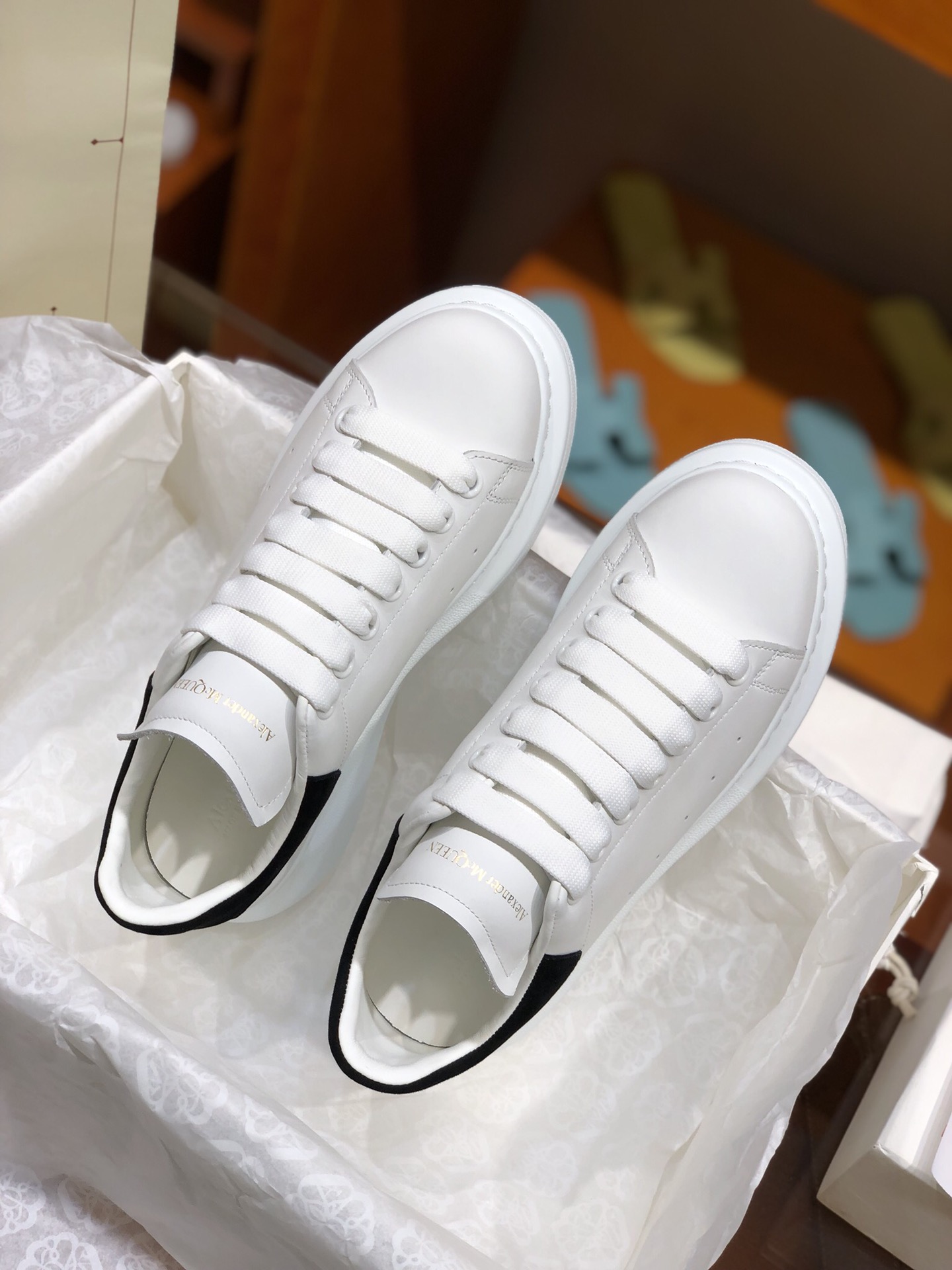 Bagsaaa A1exa*der Mcqv*en Oversized sneakers white