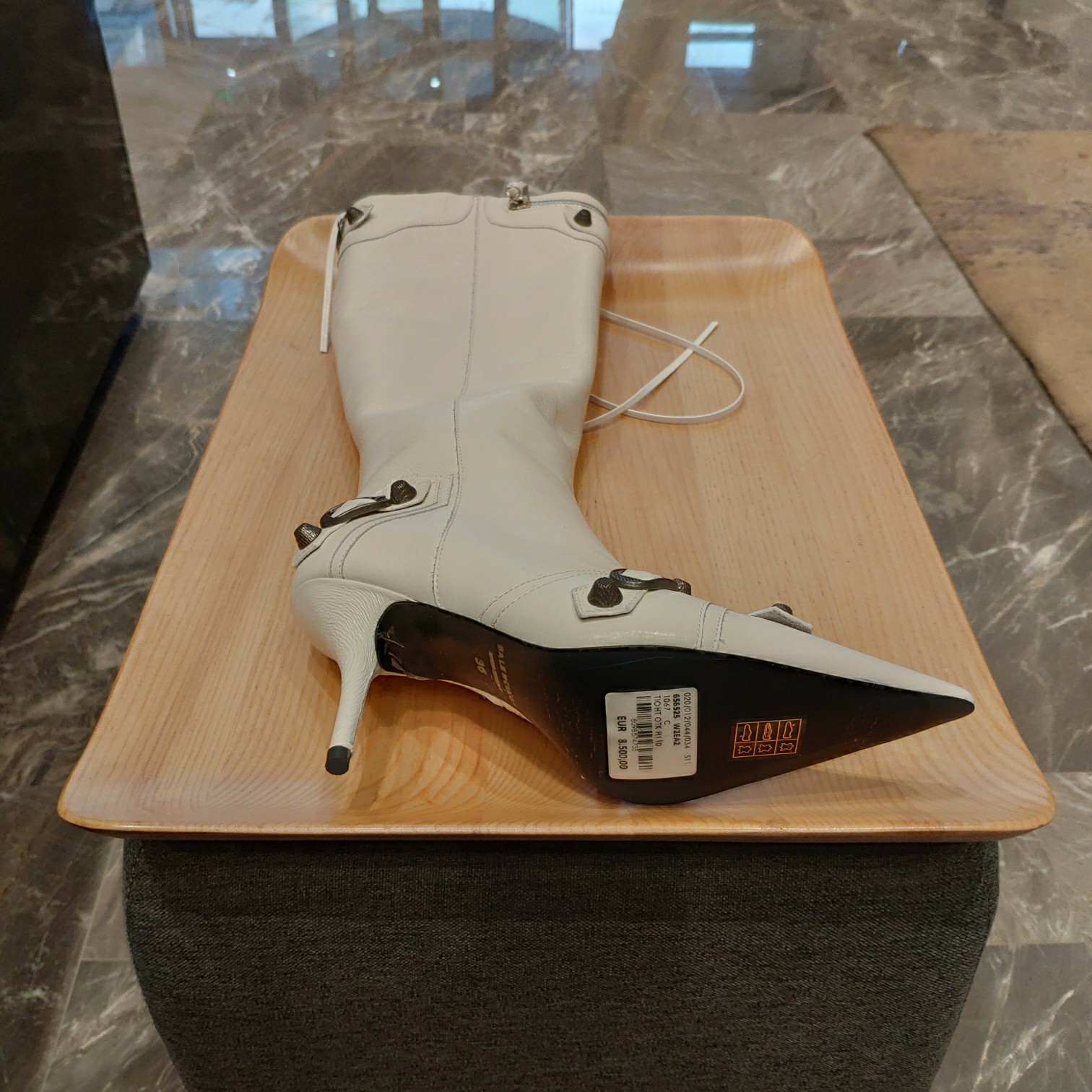 Ba1en*iaga Boots White 02