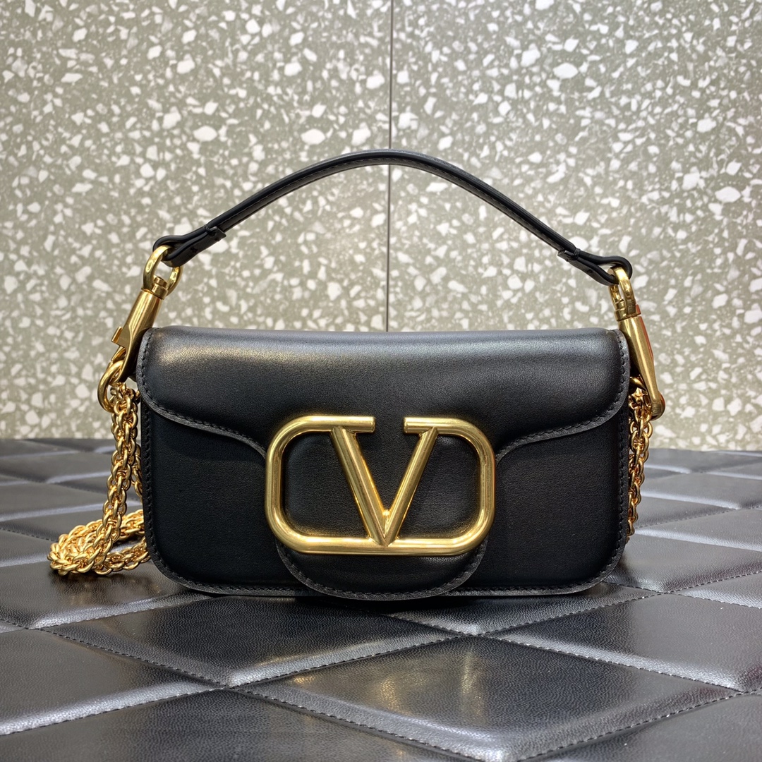 Va1e*ntin0 Mini Loco Black 20cm