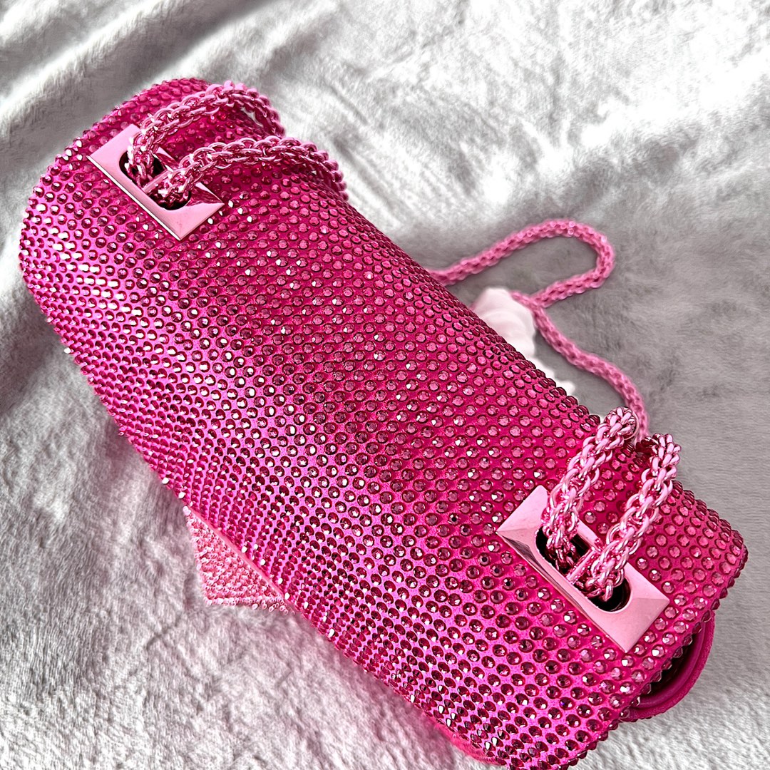 Va1e*ntin0 Onestud Crossbody Bag Pink