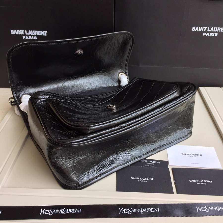 Y51 Monogram shoulder bag in Black