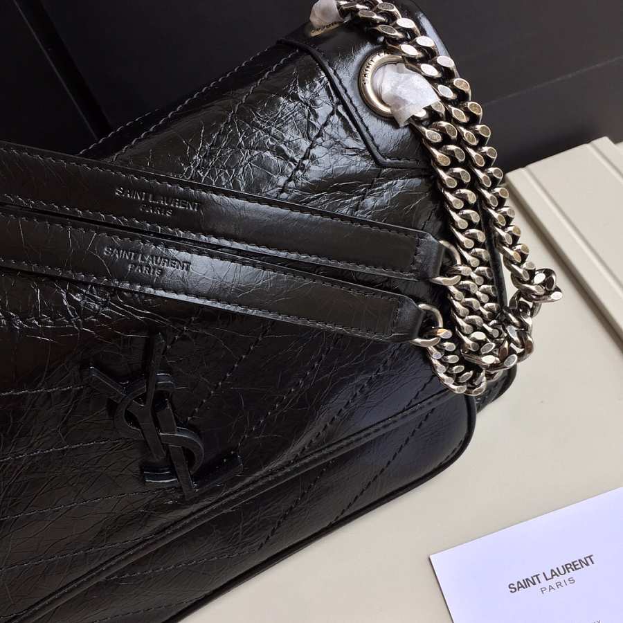 Y51 Monogram shoulder bag in Black