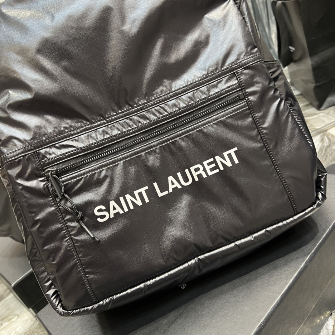 Y51 Nylon Backpack Bag Black
