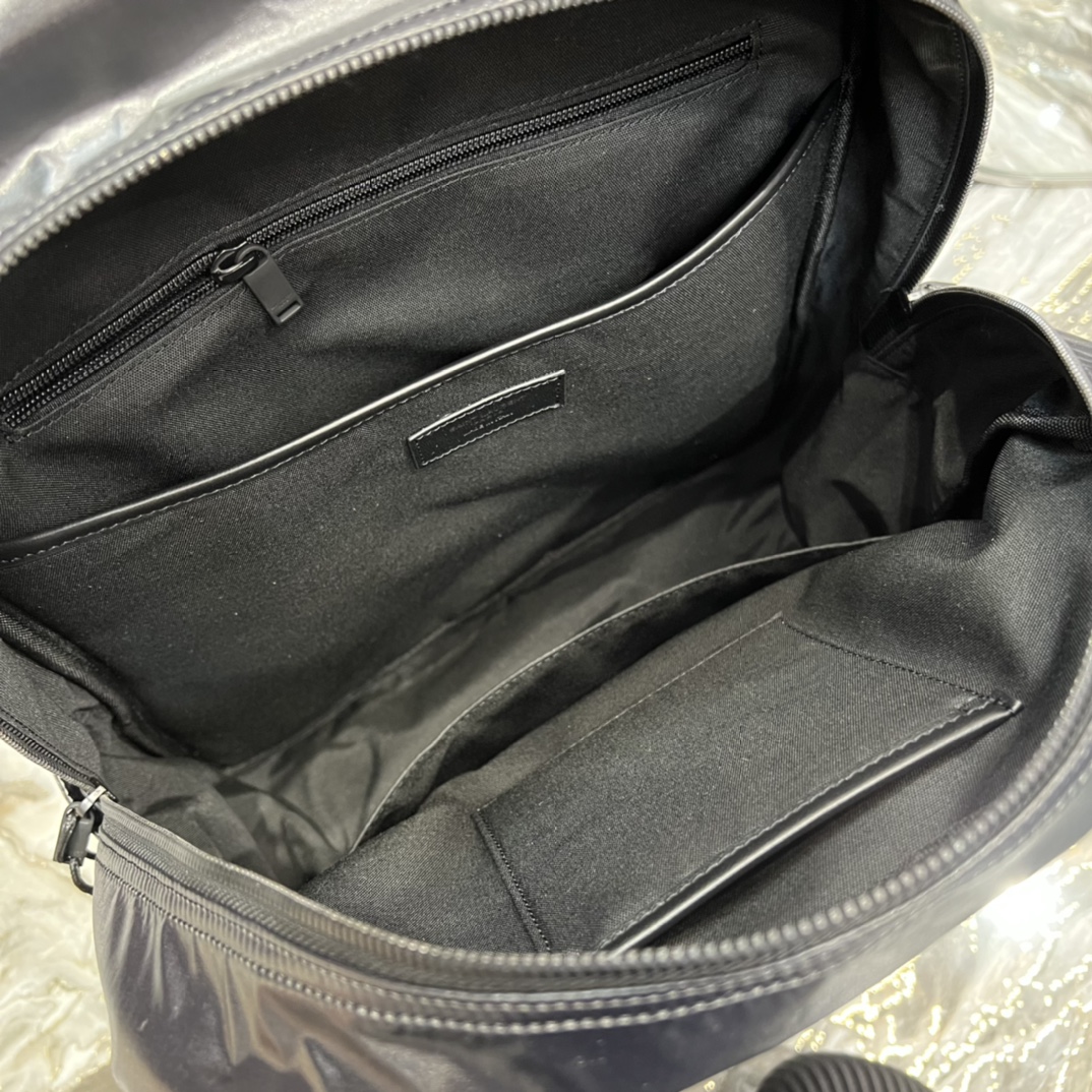 Y51 Nylon Backpack Bag Black