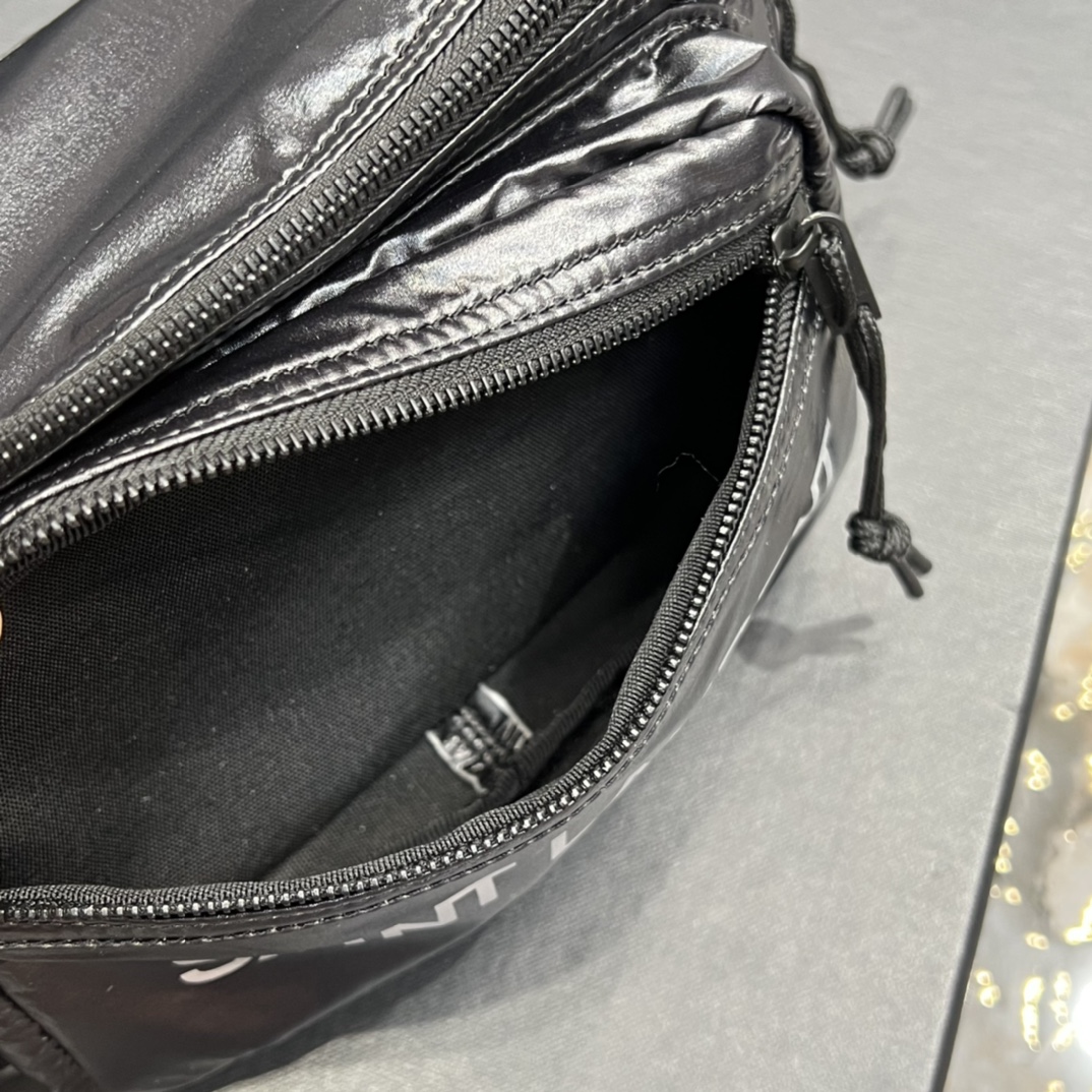 Y51 Nylon Waist Bag Black