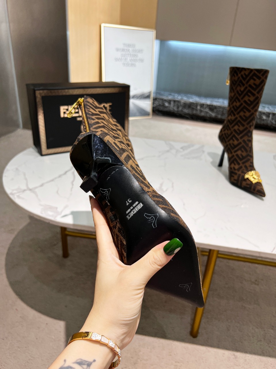 Fendace F**di X Versace Boots