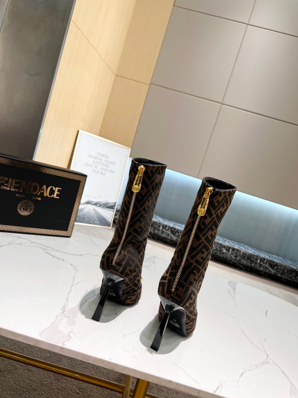 Fendace F**di X Versace Boots