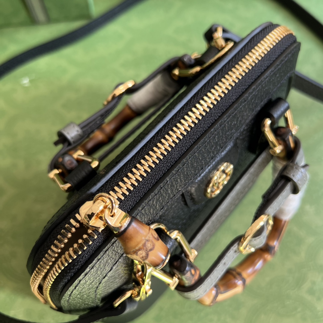 Gvc*1 Diana Bamboo Mini HandBag Black