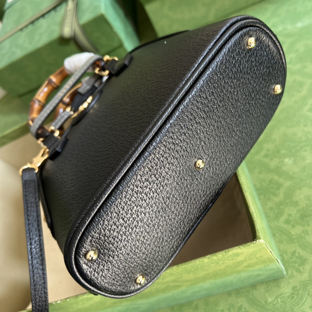 Gvc*1 Diana Bamboo Mini HandBag Black