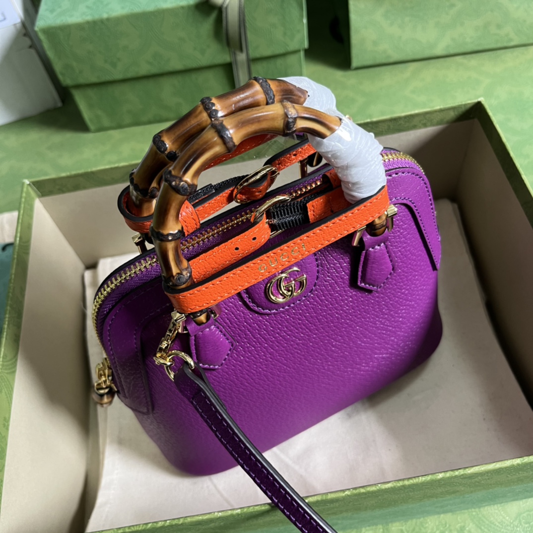 Gvc*1 Diana Bamboo Mini HandBag Purple