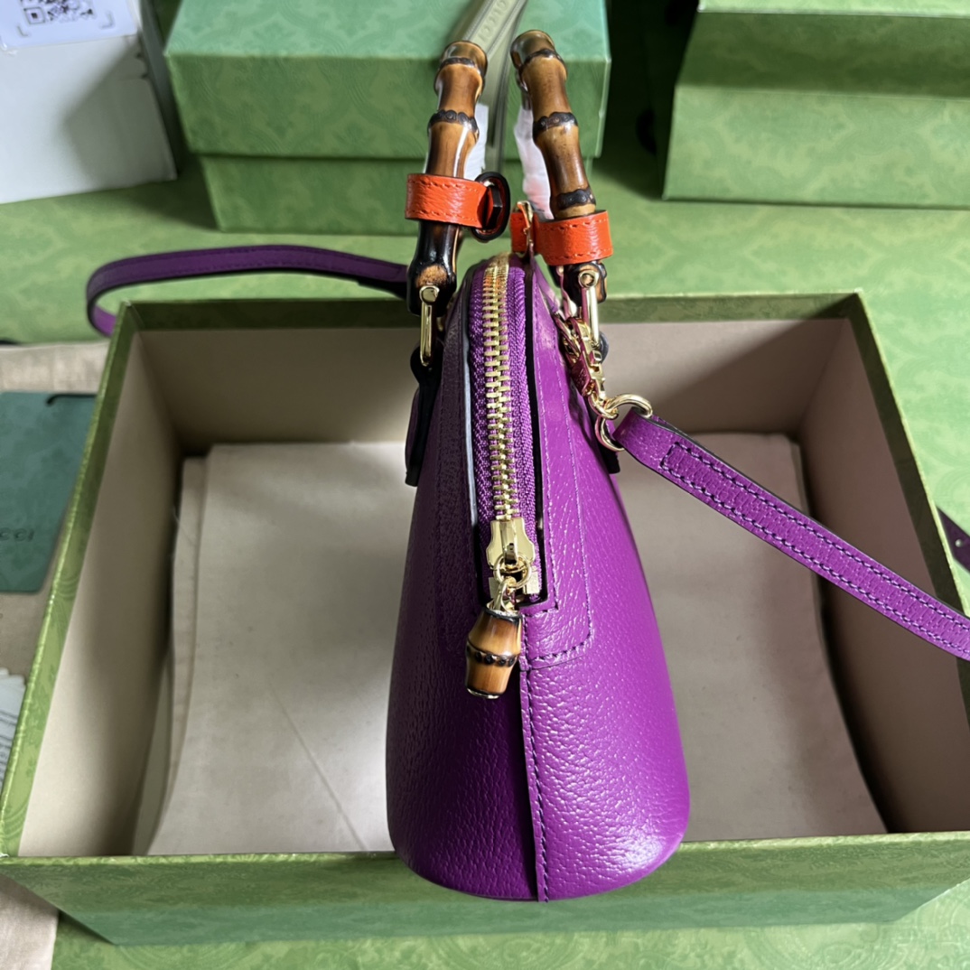 Gvc*1 Diana Bamboo Mini HandBag Purple