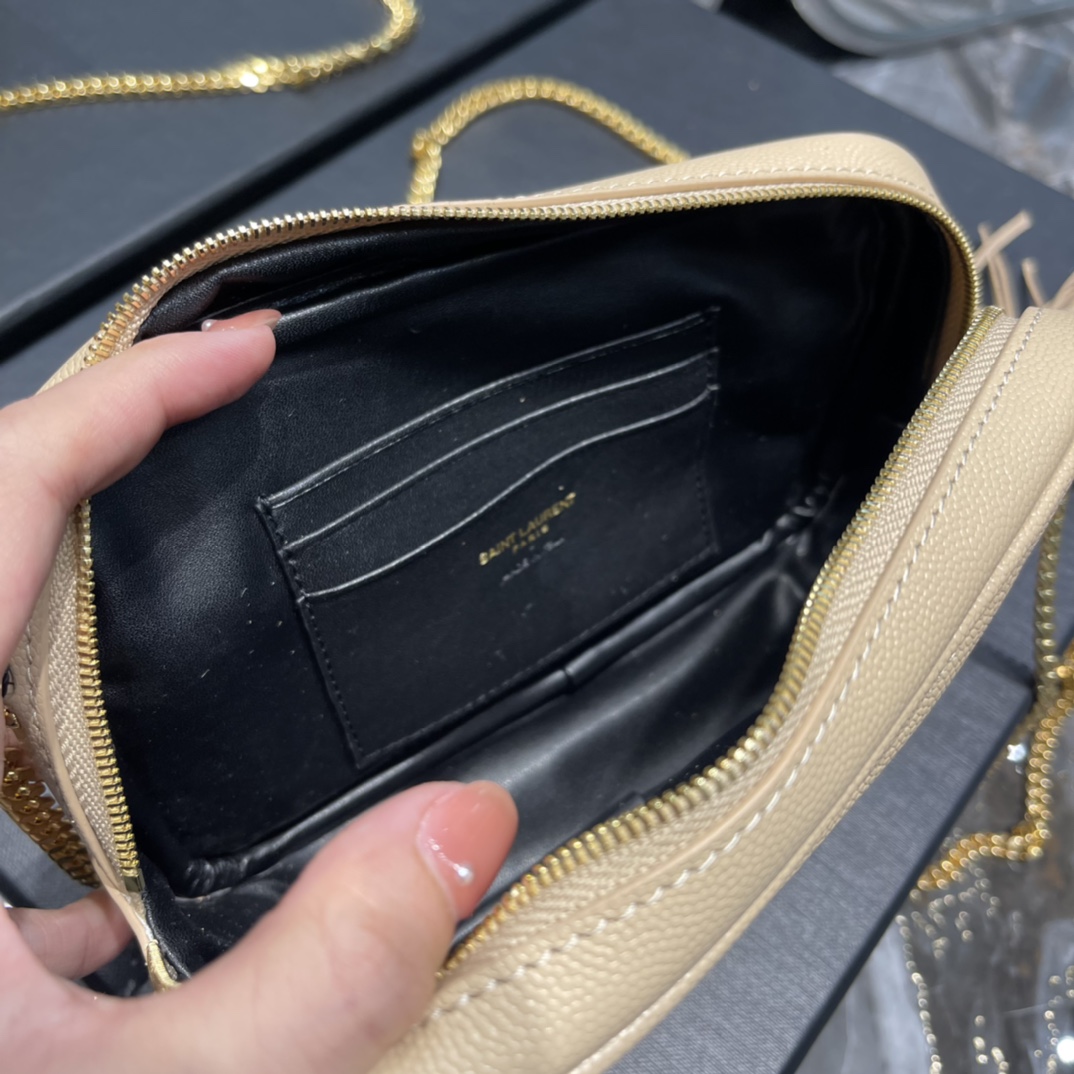 Y51 Loulou Mini Camera Bag 18cm Beige