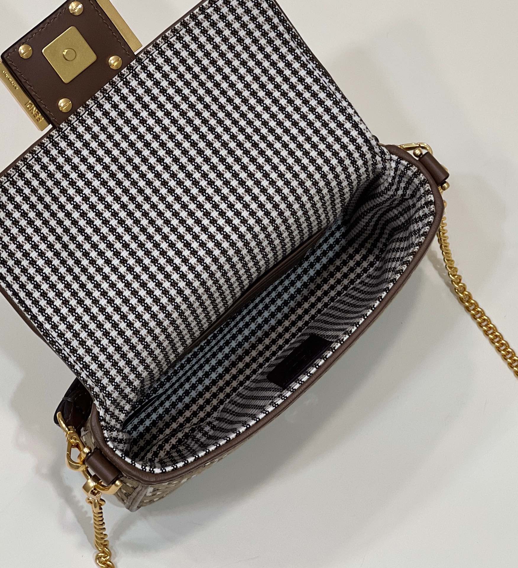 F**di Baguette Crossbody Bag Mini 19cm