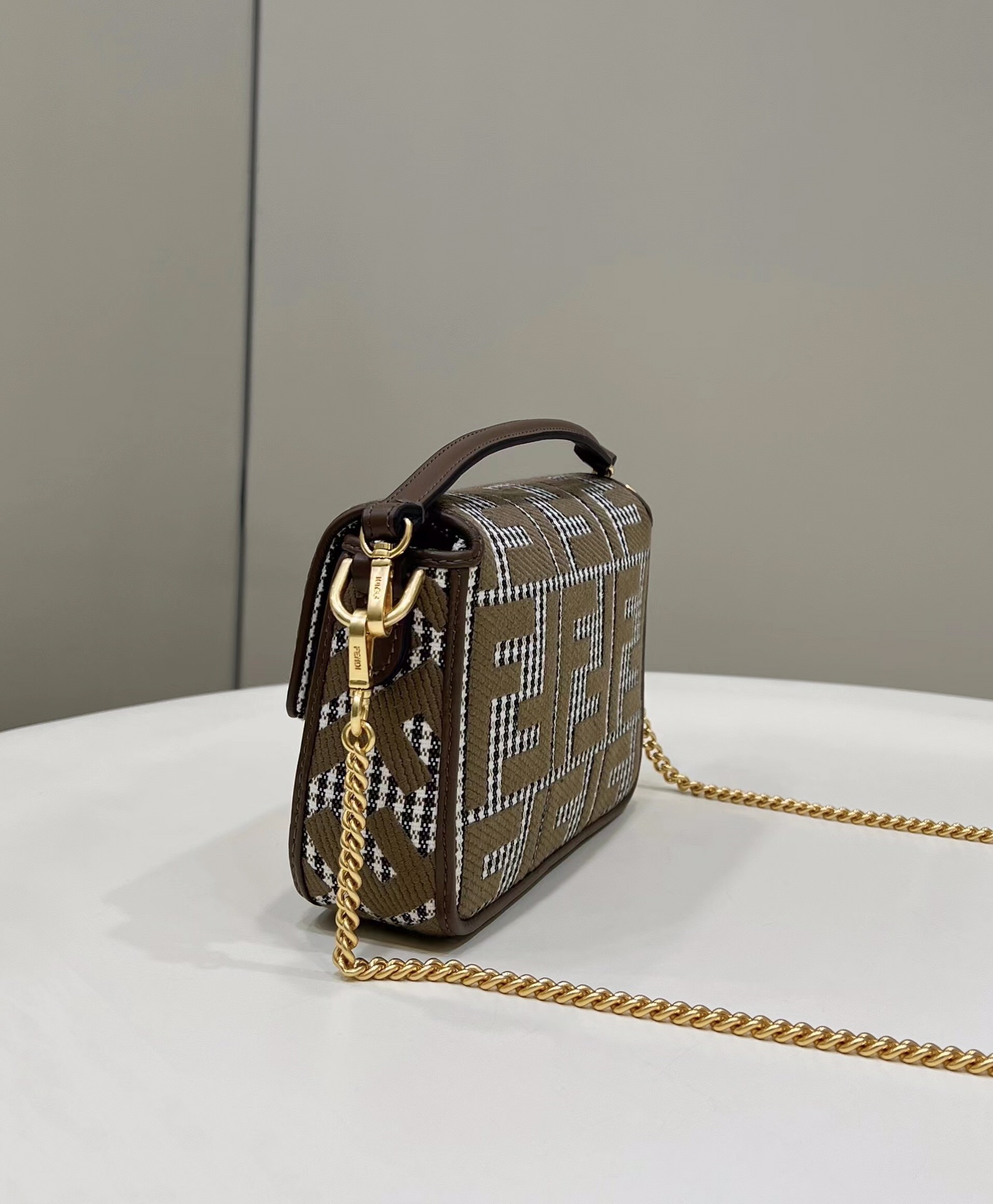 F**di Baguette Crossbody Bag Mini 19cm