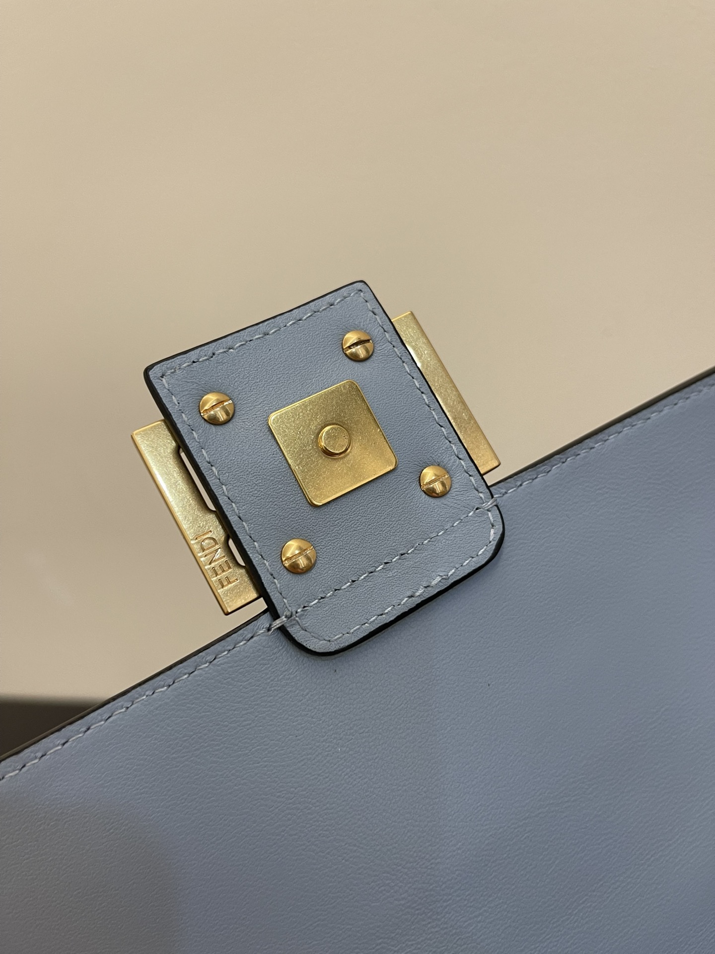 F**di Baguette Crossbody Bag 24cm Blue