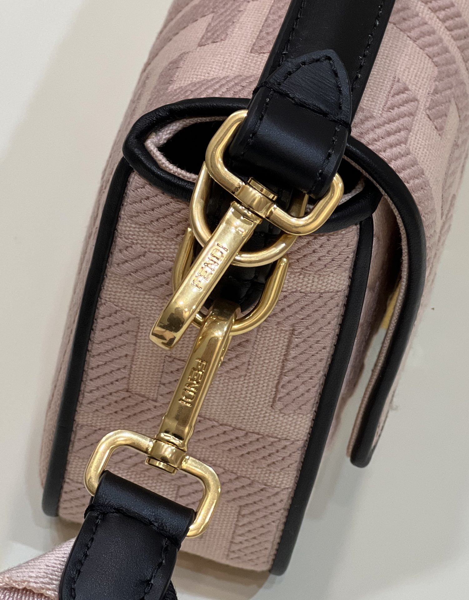 F**di Baguette Color Block FF Canvas Bag 03