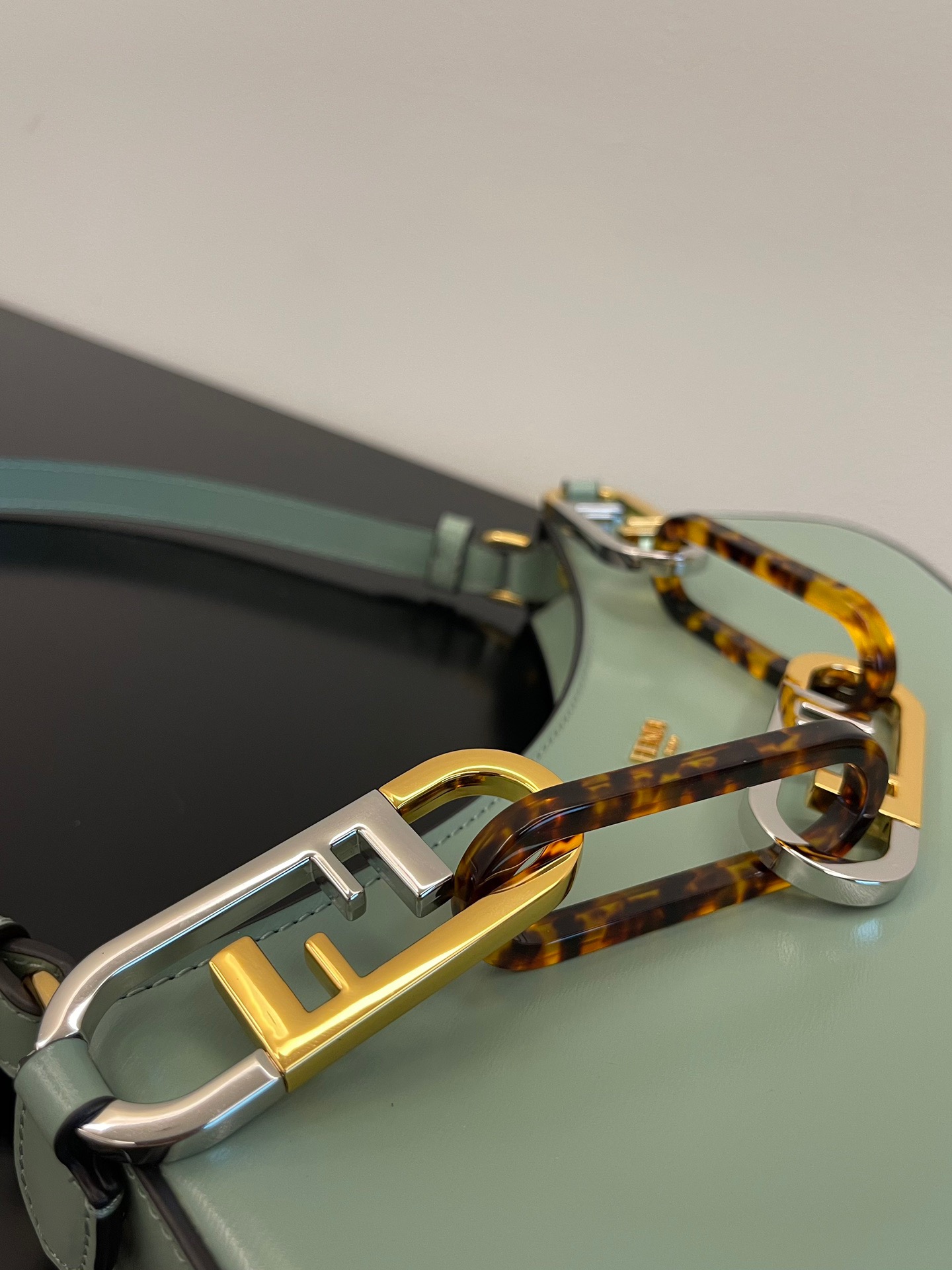 F**di O-Lock Bags Green