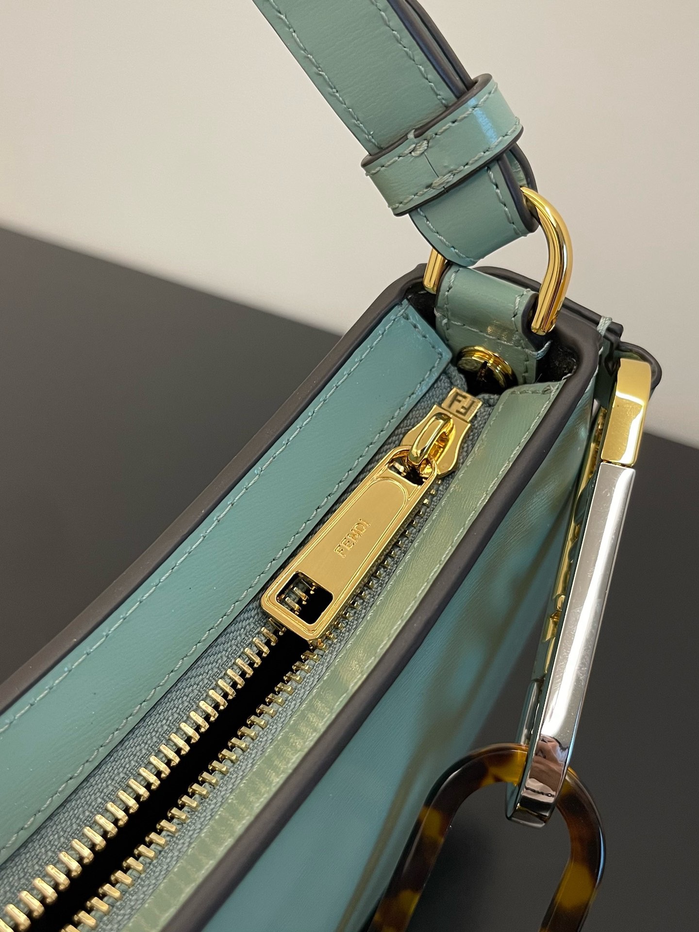 F**di O-Lock Bags Green