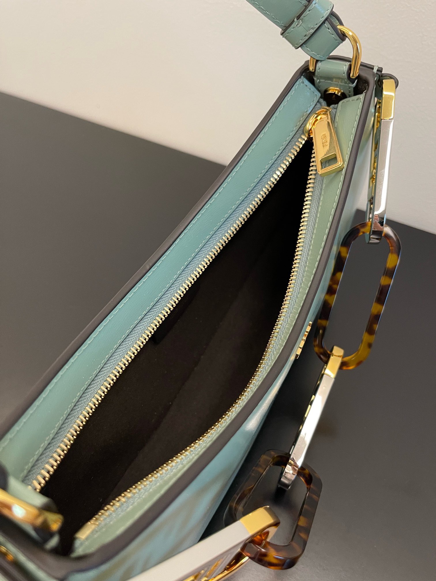 F**di O-Lock Bags Green