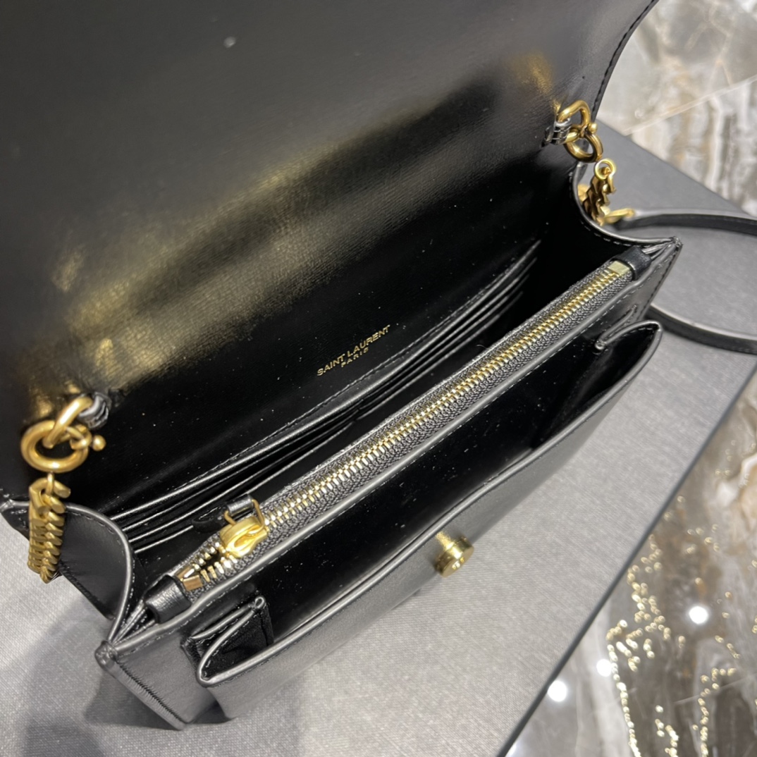 Y51 Sunset Shoulder Bag 19cm Black