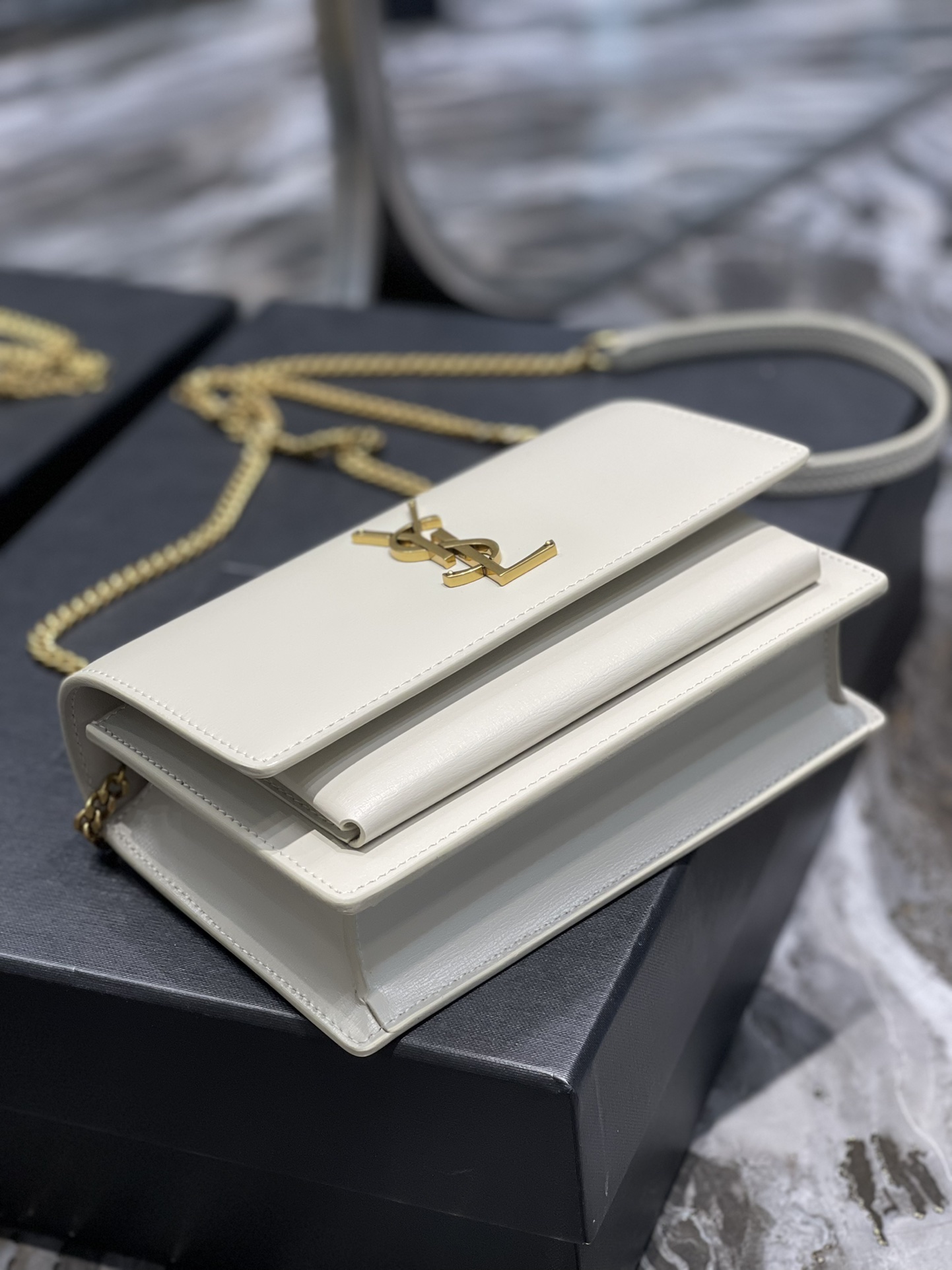 Y51 Sunset Shoulder Bag 19cm Beige